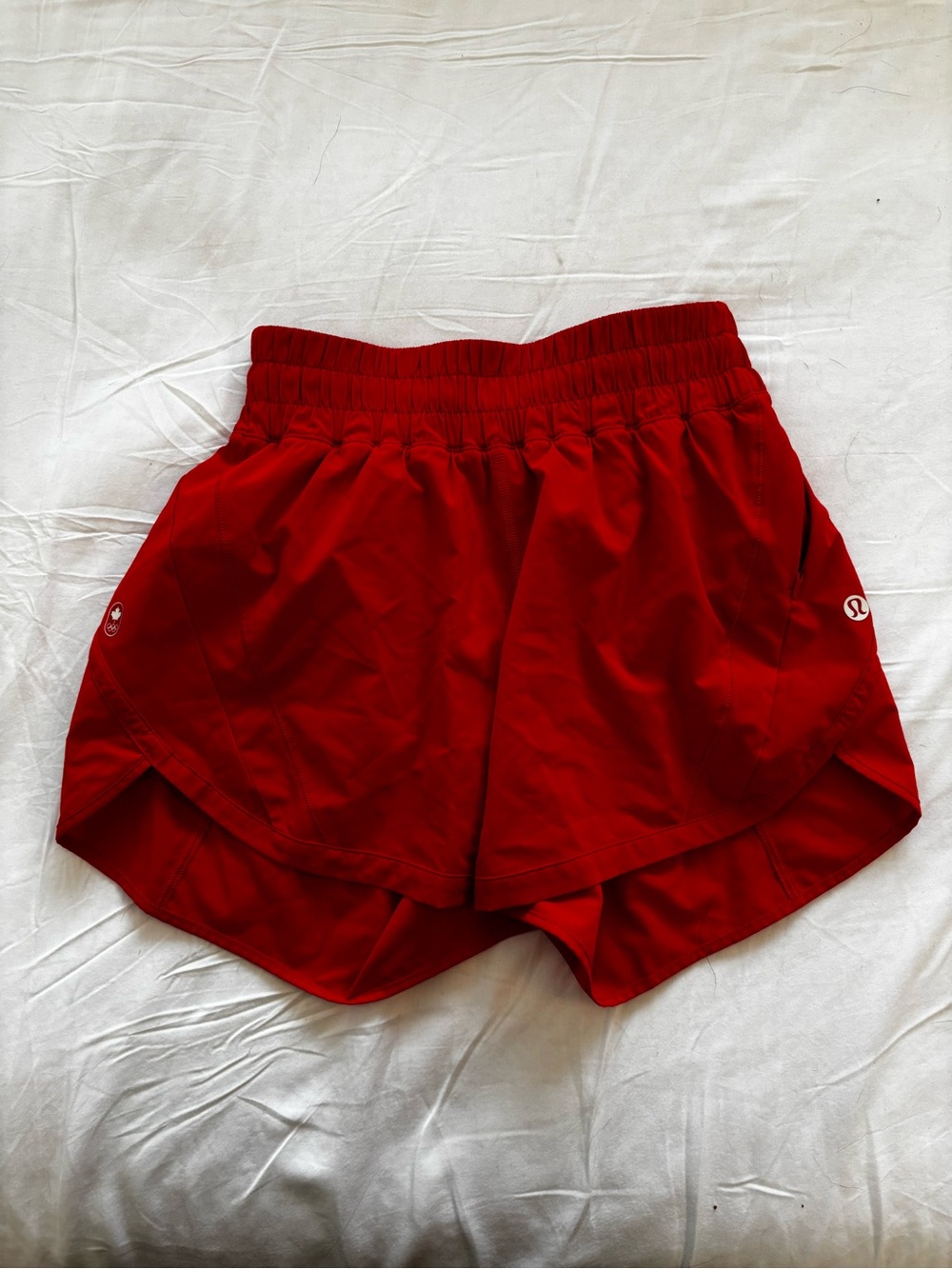lululemon athletica Red Women's Athletic Shorts